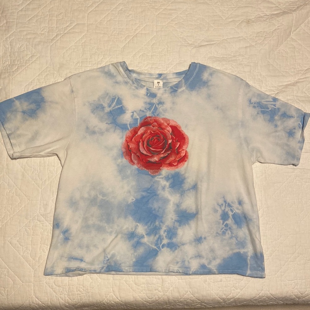 Girls blue crop top